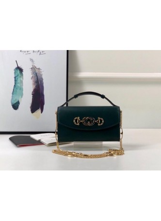  GUCCI ZUMI SMOOTH LEATHER MINI BAG   